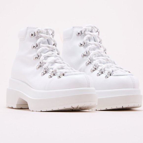 chunky platform hiking boots